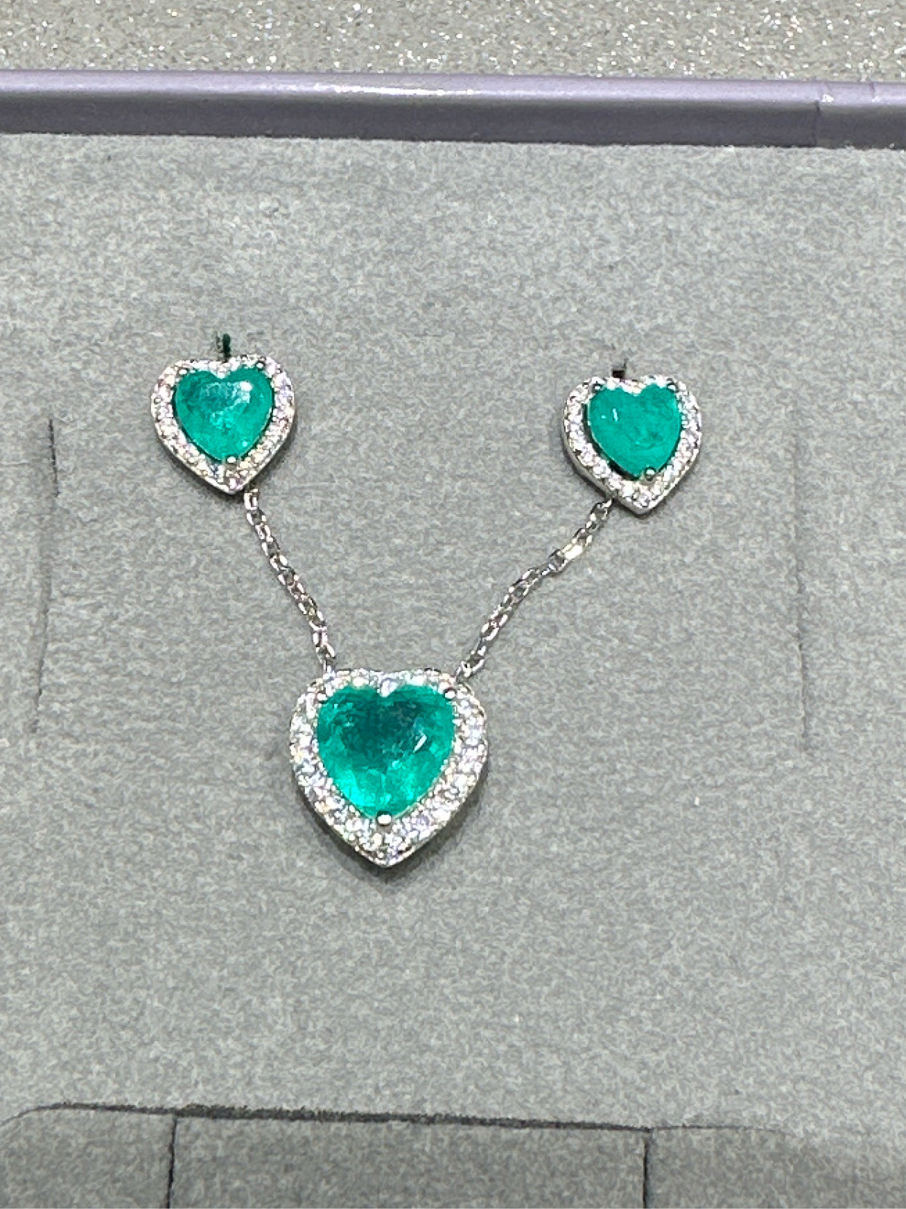 Completino in argento Verde Tiffany