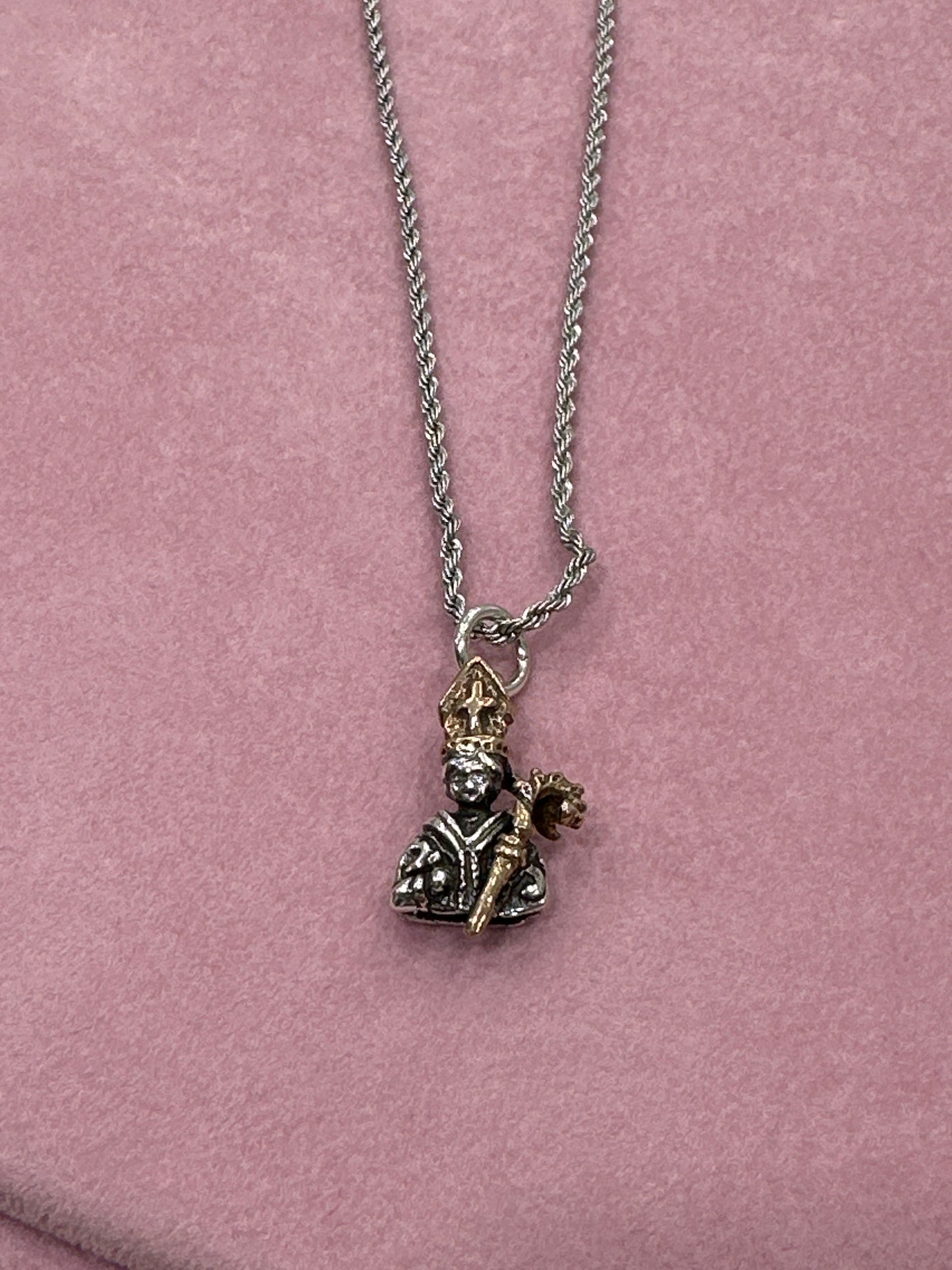 Ciondolo argento S.Gennaro