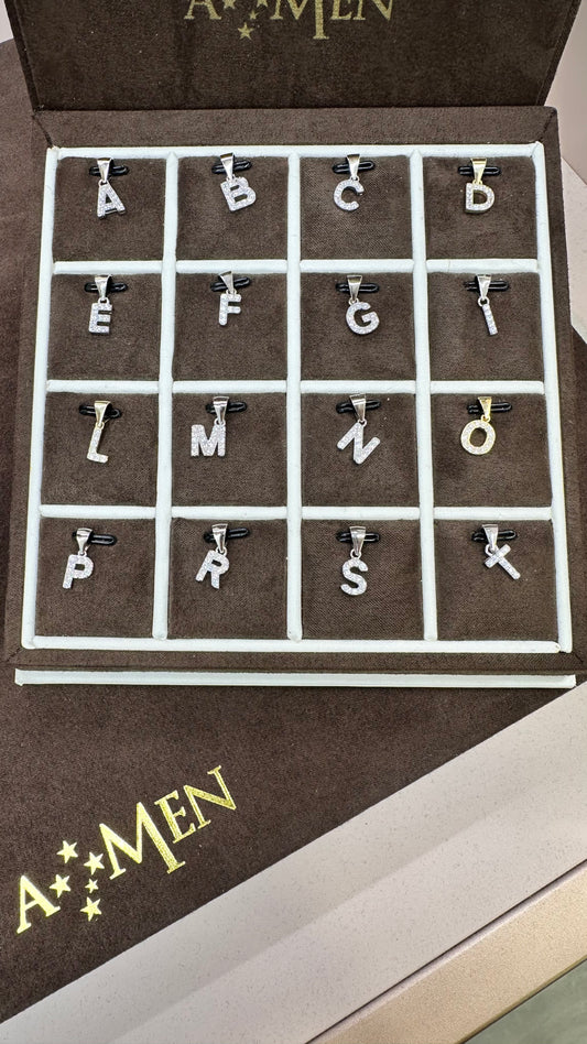 Collana Iniziale zirconata