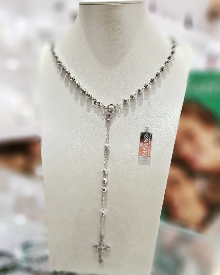 Rosario in argento