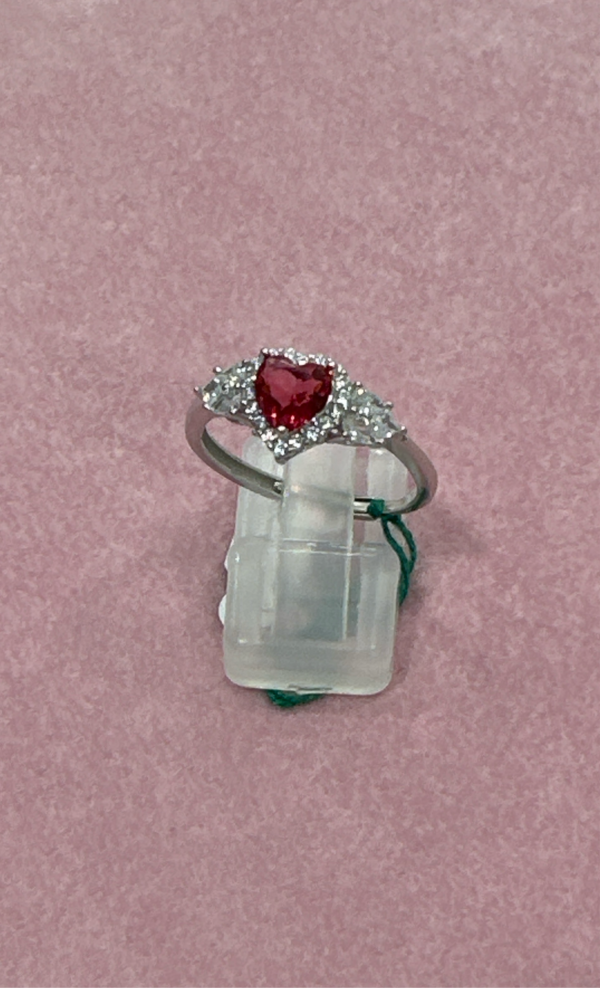 Anello cuore argento