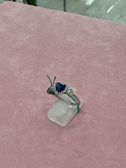 Anello cuore argento