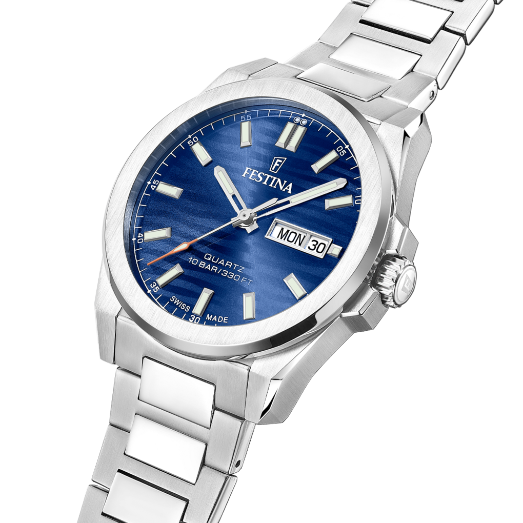 Festina Swiss Made Dune F20073 vista laterale cassa 40mm
