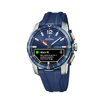 Orologio Festina Connected F23000/1 smartwatch ibrido quadrante analogico display digitale
