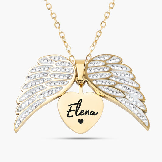 Collana Ali con Cuore