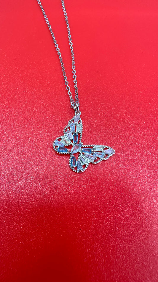 Collana Farfalla Swarovski Multicolor