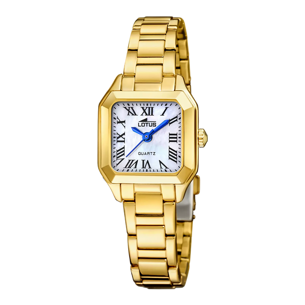 Orologio Lotus Old Money 19037/2 donna cassa quadrata argento bracciale acciaio
