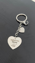 Portachiavi nonna personalizzato acciaio inox ti voglio bene nonna
