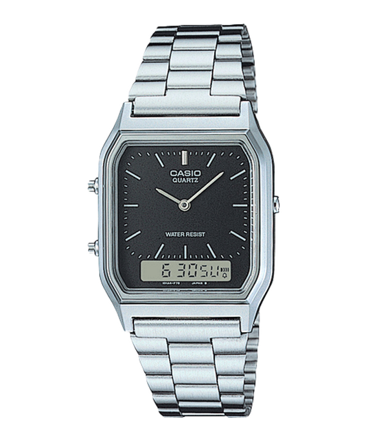 Casio EDGY AQ-230A-1DMQ - Orologio Analogico-Digitale Quadrante Sunray