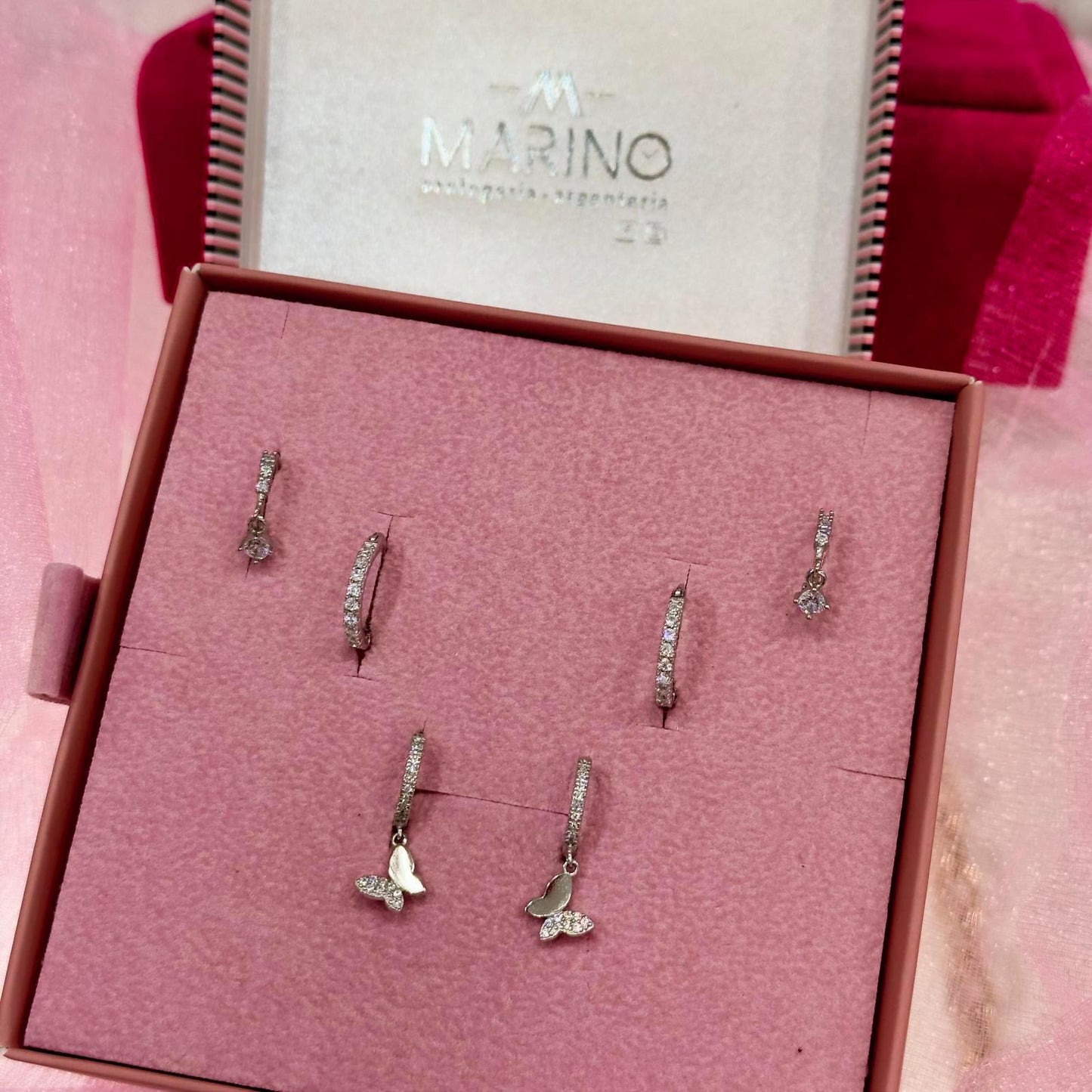 Set orecchini in argento