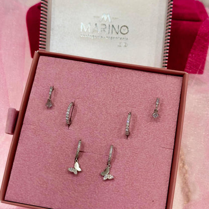 Set orecchini in argento