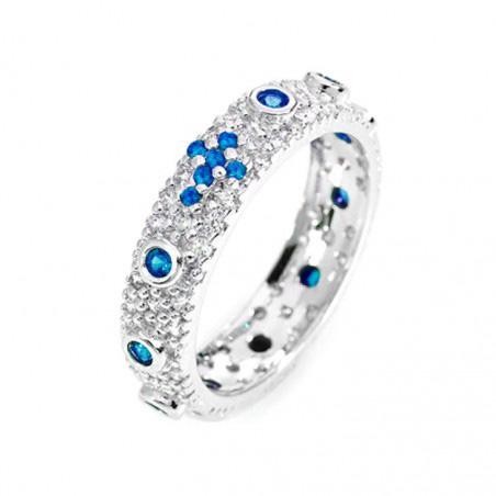 Anello Rosario con Zirconi