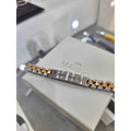 Bracciale Acciaio personalizzabile maglia Oyster bicolore