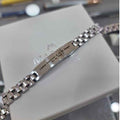 Bracciale Acciaio pesonalizzabile maglia Oyster