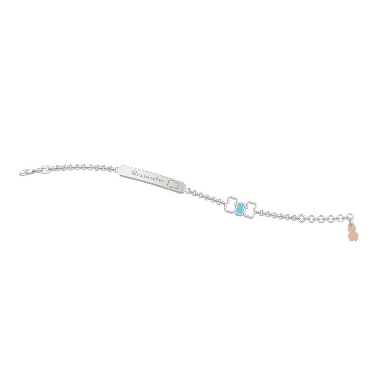 Bracciale NANAN Con Targhetta Famiglia Arg 925