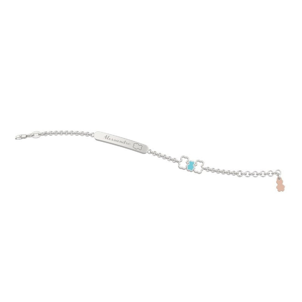 Bracciale NANAN Con Targhetta Famiglia Arg 925 - Orologeria Argenteria Marino