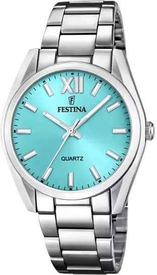 Orologio Festina Alegria F20622/D Tiffany Orologio Festina Alegria F20622/D donna colore Tiffany azzurro cinturino acciaio
