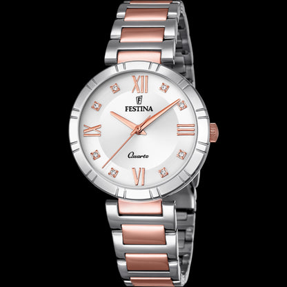 Orologio Festina Mademoiselle F16937/D donna bicolore acciaio laccato 32.5mm
